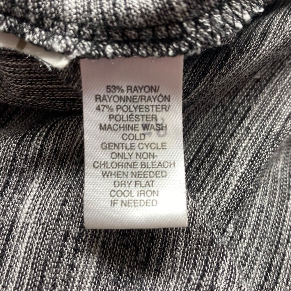 LOU & GREY Women Maxi Skirt Sz M Gray Chevron Design Business Casual‎ 3-39 - Picture 13 of 13